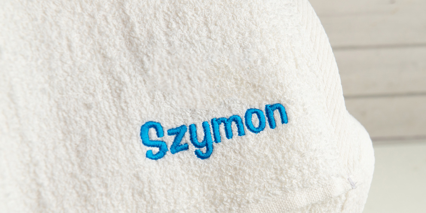 Ręcznik 30x50 z imieniem i rysunkiem dla dziecka